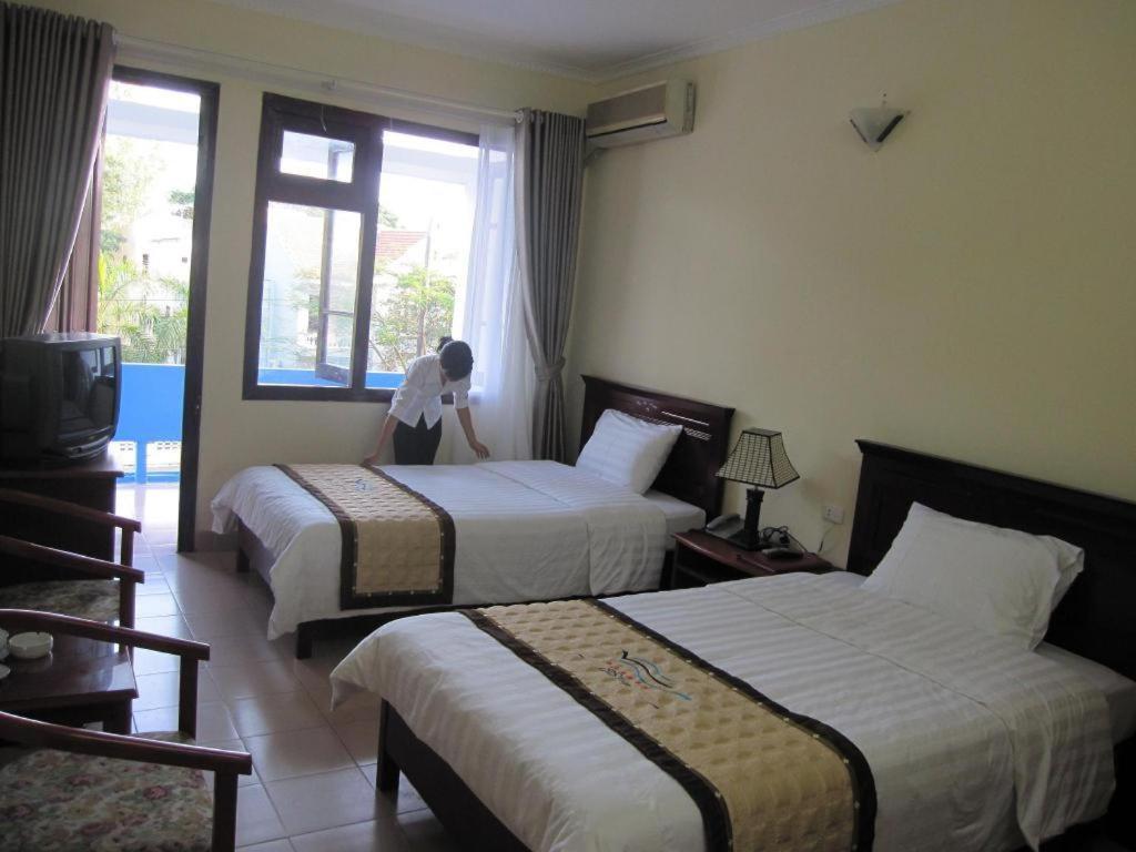Hai Au Hotel Hai Phong Exterior foto
